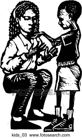 Kids 03 View Large Clip Art Graphic Clipart - Kids 03. Fotosearch