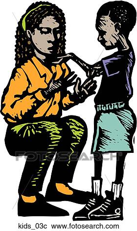Kids 03 View Large Clip Art Graphic Clipart - Kids 03. Fotosearch