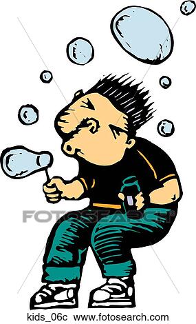 Kids 06 View Large Clip Art Graphic Clipart - Kids 06. Fotosearch