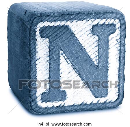 Stock Image - Block Blue N4. Fotosearch