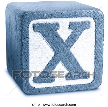 Stock Image - Block Blue X4. Fotosearch
