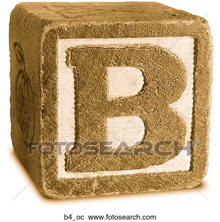 Stock Image - Block Ochre B4. Fotosearch