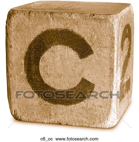 Stock Image - Block Ochre C6. Fotosearch