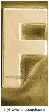 Yellow Metal F View Large Photo Image Stock Image - Yellow Metal F. Fotosearch