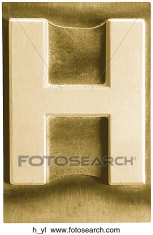 Yellow Metal H View Large Photo Image Stock Image - Yellow Metal H. Fotosearch