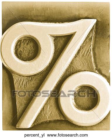 Yellow Metal Percent View Large Photo Image Stock Image - Yellow Metal Percent. Fotosearch