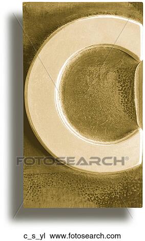 Stock Image - Yellow Metal Shadow C. Fotosearch