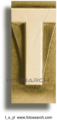 Stock Image - Yellow Metal Shadow T. Fotosearch
