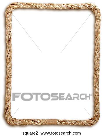 Stock Image - Rope Square 2. Fotosearch
