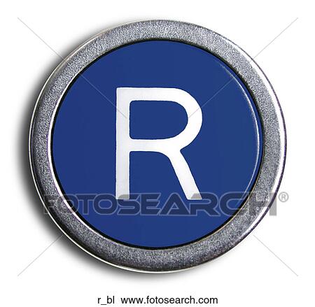 Typewriter Blue R View Large Photo Image Stock Image - Typewriter Blue R. Fotosearch