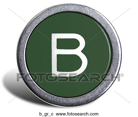 Typewriter Cast Green B View Large Photo Image Stock Image - Typewriter Cast Green B. Fotosearch