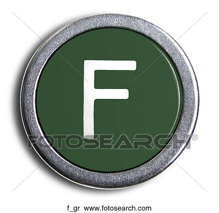 Typewriter Green F View Large Photo Image Stock Photography - Typewriter Green F. Fotosearch