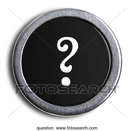 Picture - Typewriter Question. Fotosearch