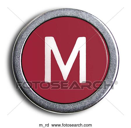 Stock Image - Typewriter Red M. Fotosearch