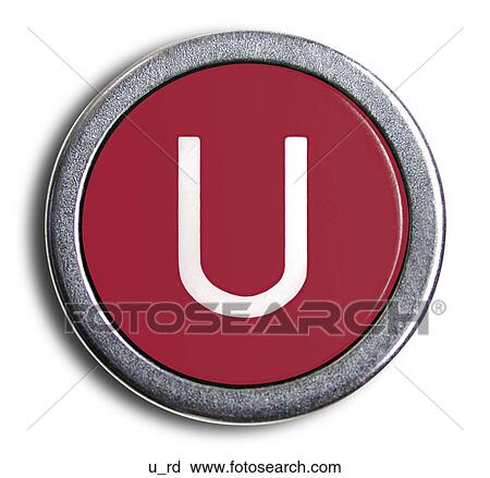 Typewriter Red U View Large Photo Image Stock Image - Typewriter Red U. Fotosearch