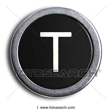 Typewriter T View Large Photo Image Stock Photograph - Typewriter T. Fotosearch