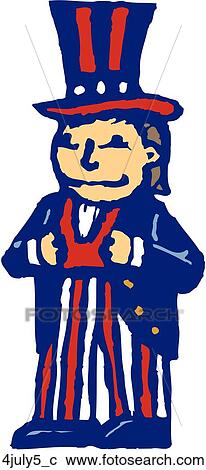 Clipart - 4th of July 5. Fotosearch