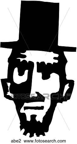 Clipart - Abe. Fotosearch