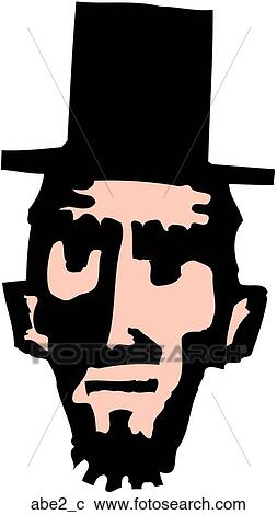 Clipart - Abe. Fotosearch
