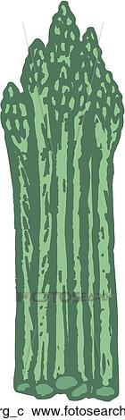 Asparagus View Large Clip Art Graphic Clipart - Asparagus. Fotosearch