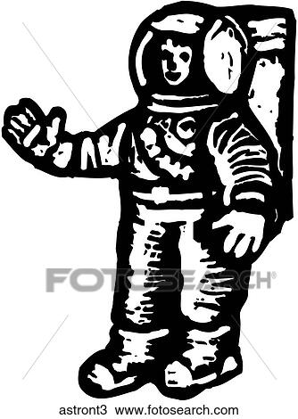 Astronaut 3 View Large Clip Art Graphic Clipart - Astronaut 3. Fotosearch