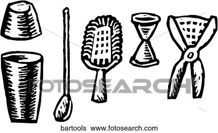 Clip Art - Bar Tools. Fotosearch