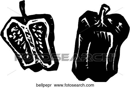 Clipart - Bell Pepper. Fotosearch