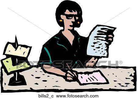 Clipart - Bills 2. Fotosearch