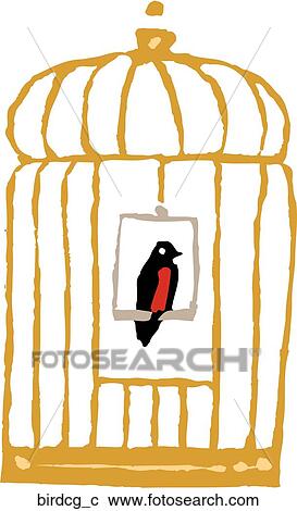 Clipart - Birdcage. Fotosearch