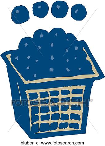 Clipart - Blueberry. Fotosearch
