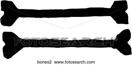 Bones 2 View Large Clip Art Graphic Clipart - Bones 2. Fotosearch