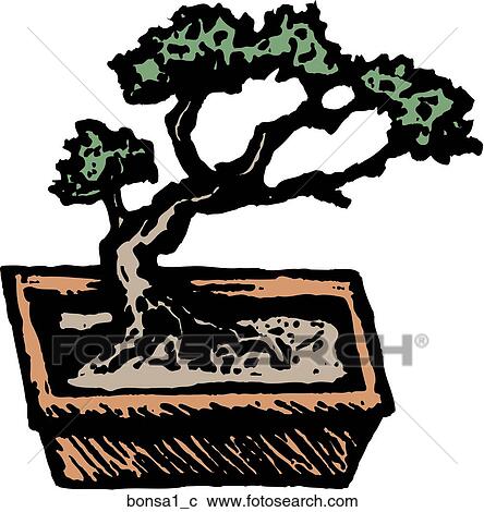 Bonsai 1 View Large Clip Art Graphic Clipart - Bonsai 1. Fotosearch