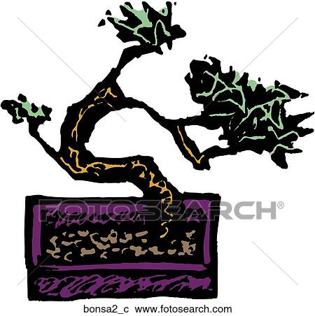 Clipart - Bonsai 2. Fotosearch