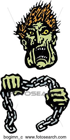 Boogie Man View Large Clip Art Graphic Clipart - Boogie Man. Fotosearch