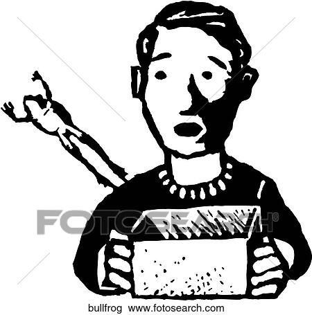 Clipart - Bullfrog. Fotosearch