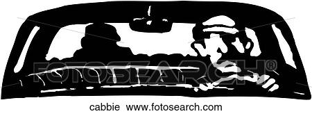 Cabbie View Large Clip Art Graphic Clipart - Cabbie. Fotosearch