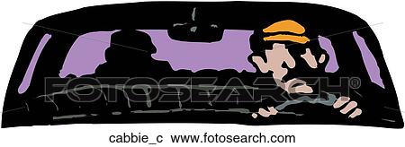 Clipart - Cabbie. Fotosearch