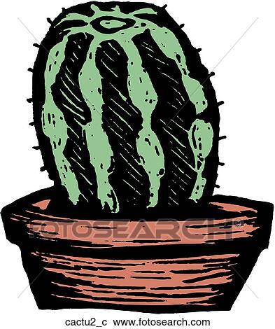 Clipart - Cactus 2. Fotosearch