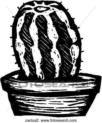 Clipart - Cactus 2. Fotosearch