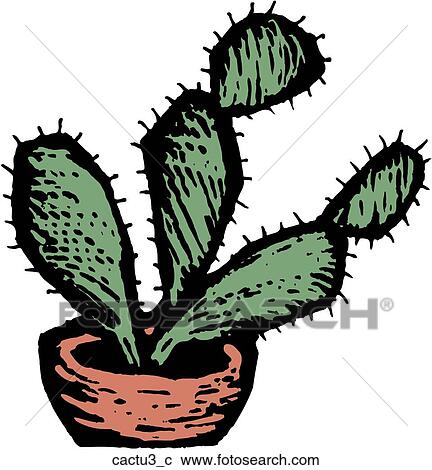 Cactus 3 View Large Clip Art Graphic Clipart - Cactus 3. Fotosearch