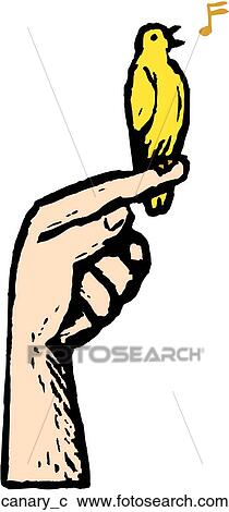 Canary View Large Clip Art Graphic Clipart - Canary. Fotosearch