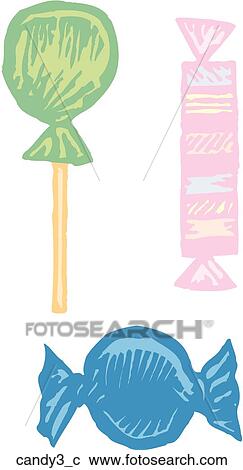 Clipart - Candy 3. Fotosearch