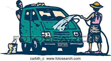 Clipart - Car Bath. Fotosearch