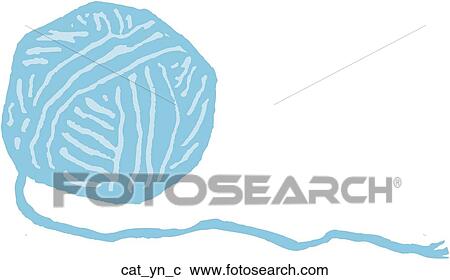Cat Yarn View Large Clip Art Graphic Clipart - Cat Yarn. Fotosearch
