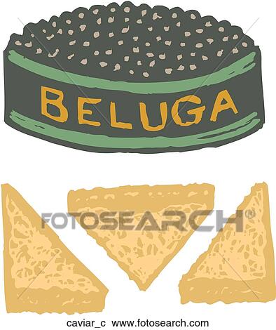Clipart - Caviar. Fotosearch