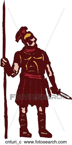 Clipart - Centurion. Fotosearch