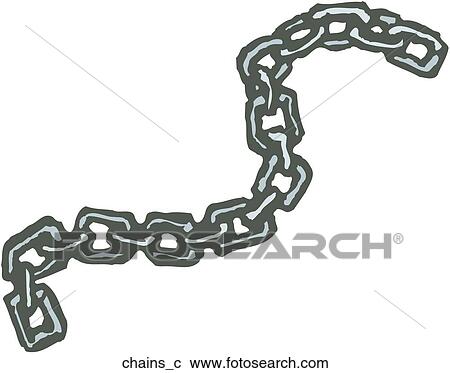 Chains View Large Clip Art Graphic Clipart - Chains. Fotosearch