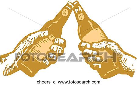 Clipart - Cheers. Fotosearch