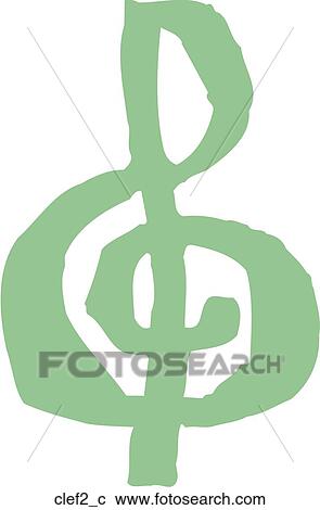 Clipart - Clef 2. Fotosearch