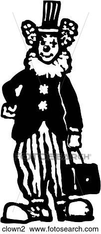 Clown View Large Clip Art Graphic Clipart - Clown. Fotosearch